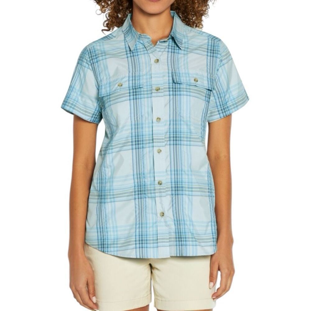 Eddie Bauer Women's Short Sleeve Adventure Top Size Large